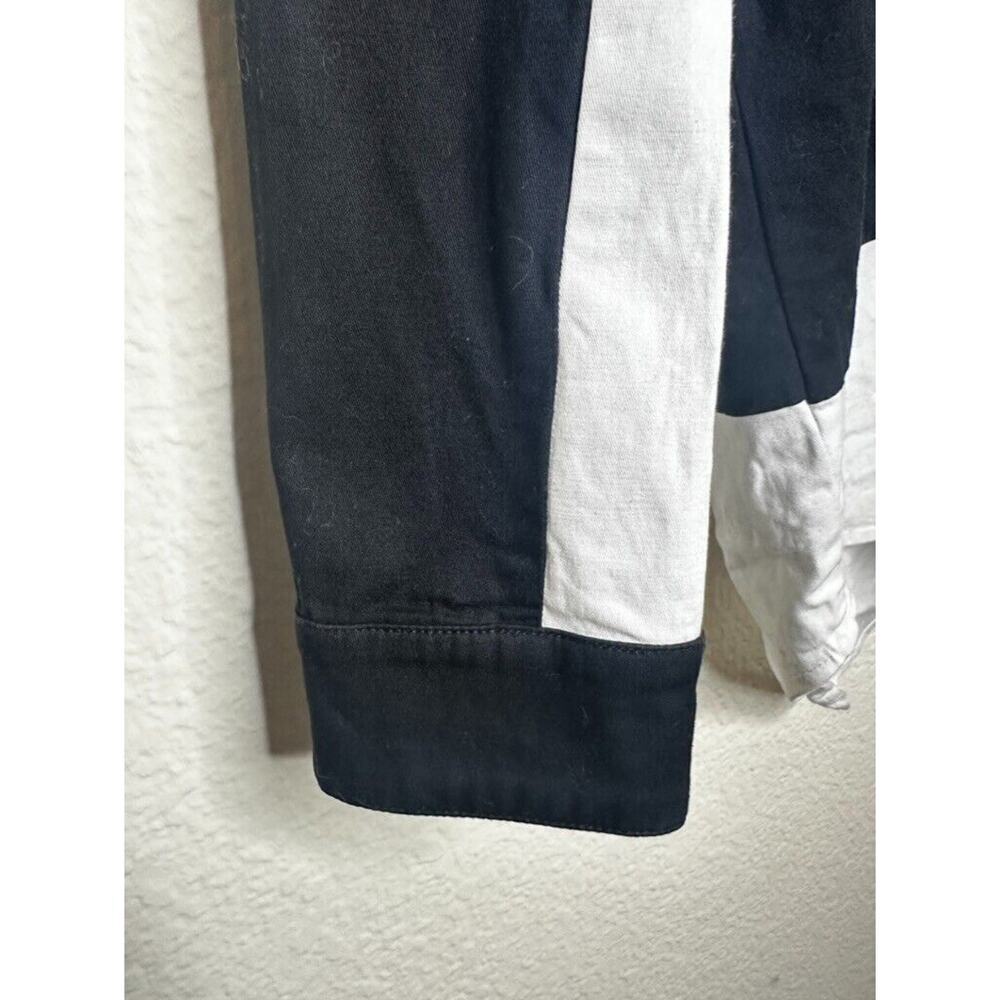 Hudson Outerwear Colorblock Black White Racer Red Logo Rare Mens Sz Small - Picture 4 of 14
